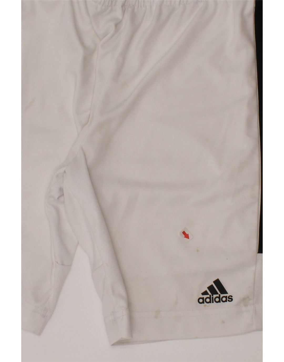 Shorts esportivos Adidas Aeroready para meninos 9-10 anos branco poliéster