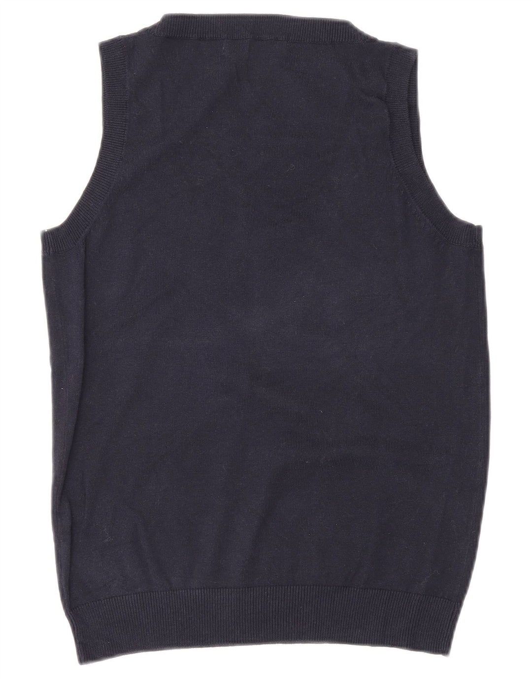 Zara Womens Vest Tank Top UK 12 Médio Preto