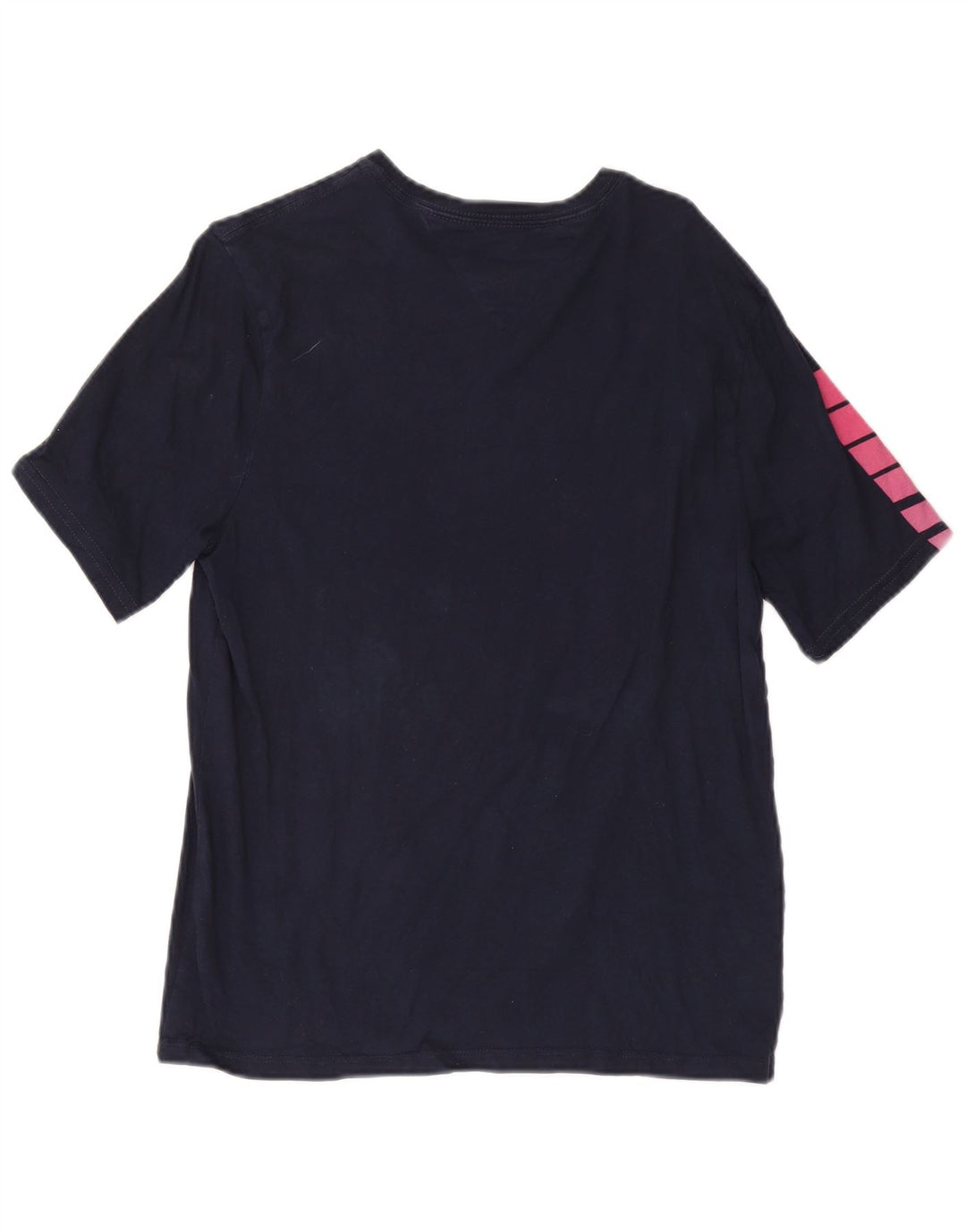 Tommy Hilfiger Camiseta masculina gráfica top pequeno algodão azul marinho