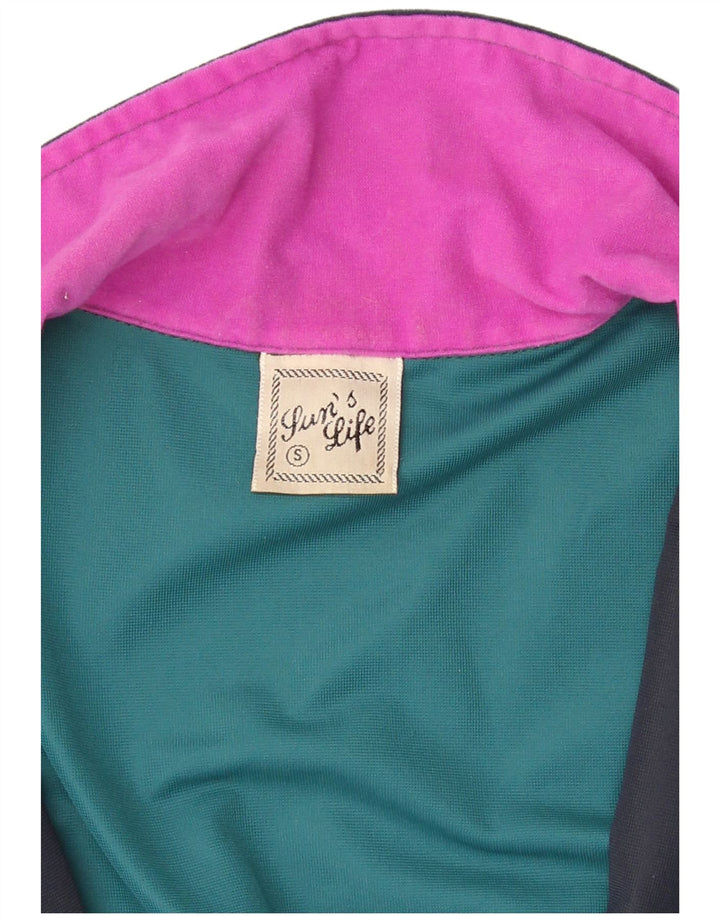 Jaqueta superior de agasalho de veludo masculino vintage pequeno bloco colorido colorido