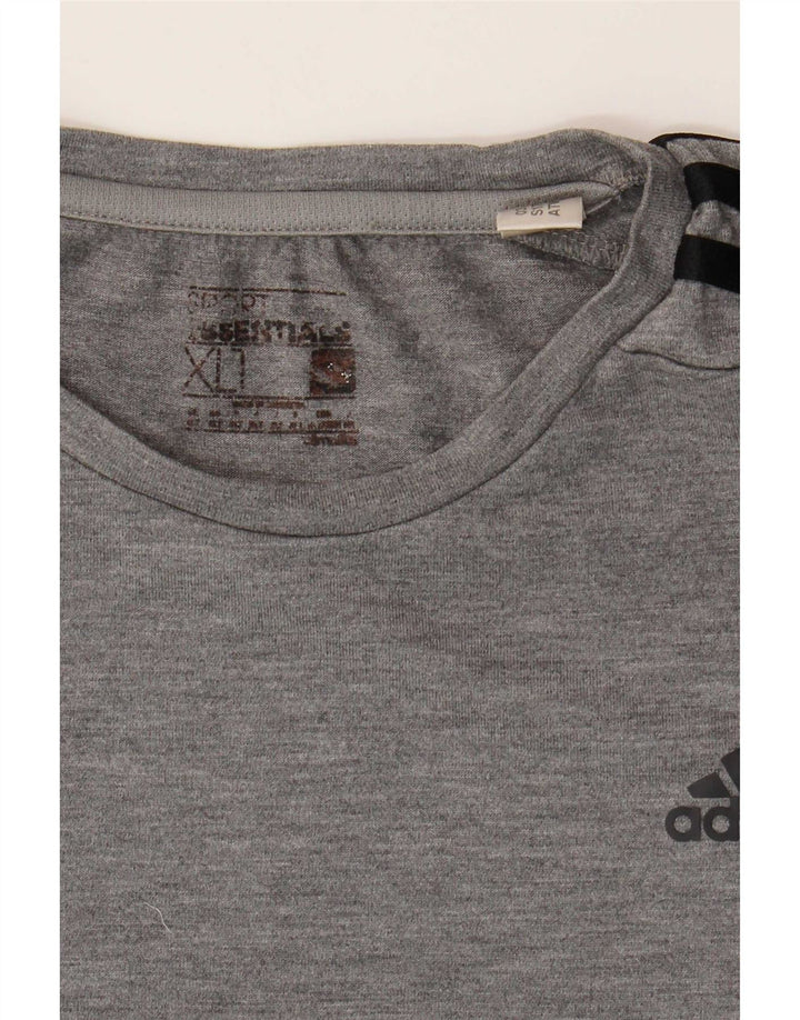 Camiseta Adidas Masculina Climalite Top XL Cinza