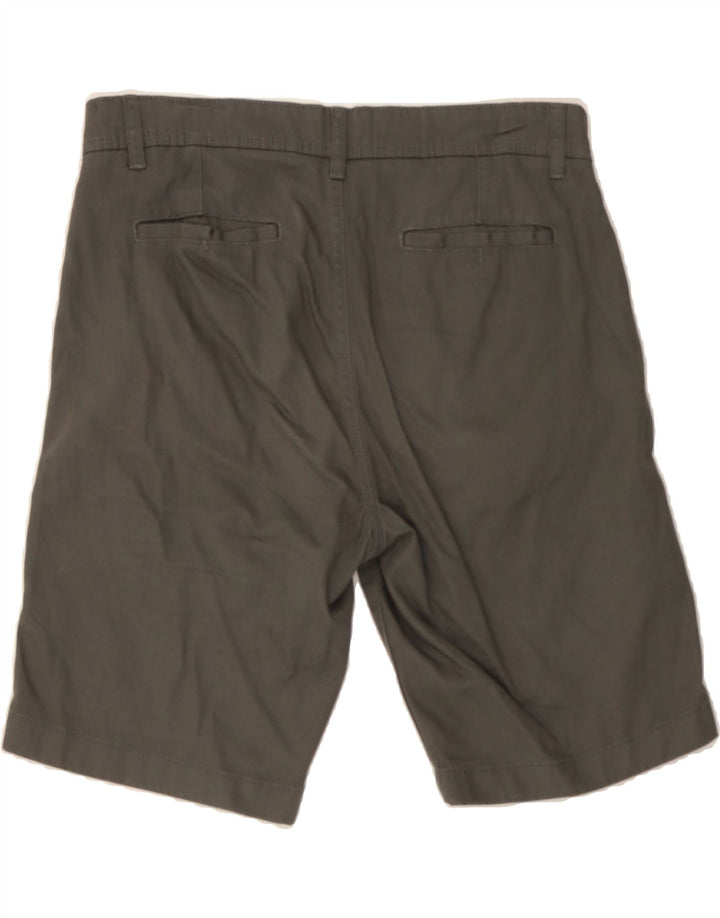 DACK'S Mens Chino Shorts IT 48 Medium W32  Grey Cotton Vintage Dack's and Second-Hand Dack's from Messina Hembry 