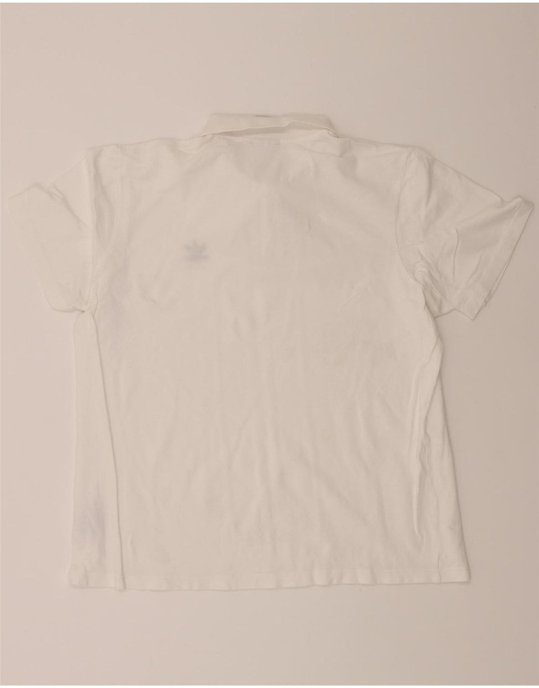 ADIDAS Mens Polo Shirt XL White Cotton Vintage Adidas and Second-Hand Adidas from Messina Hembry 