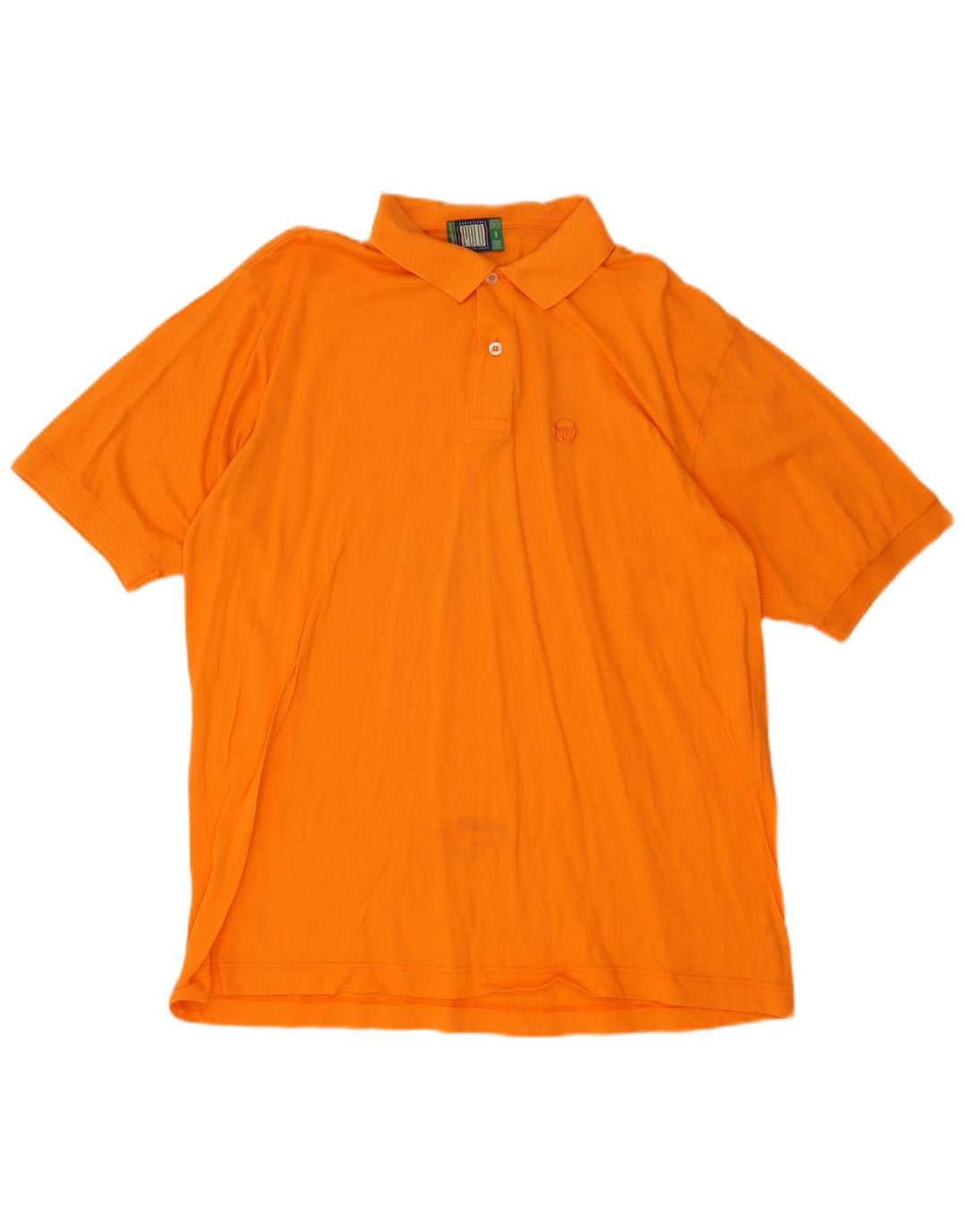 Camisa pólo masculina Sergio Tacchini XL laranja algodão