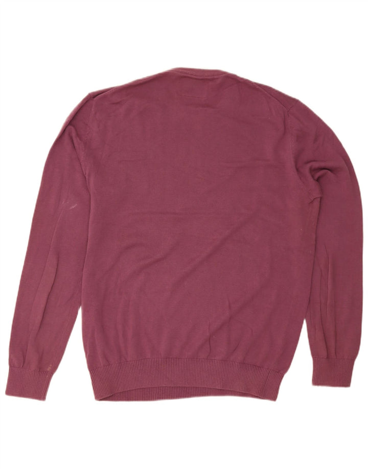 Suéter masculino Joules com gola redonda e algodão roxo médio