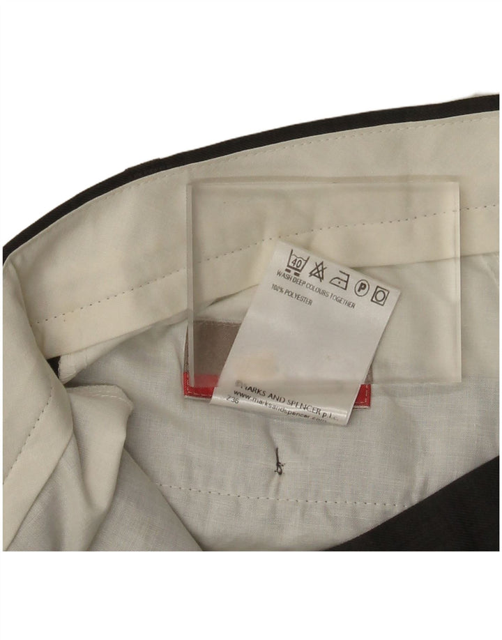 Calça masculina Marks & Spencer Pegged Suit W36 L29 cinza poliéster