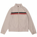 Fila Mens Treino Top Jaqueta 2XL Poliéster Listrado Branco