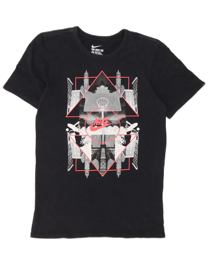 Camiseta Nike Masculina Athletic Cut Graphic Top Pequeno Preto