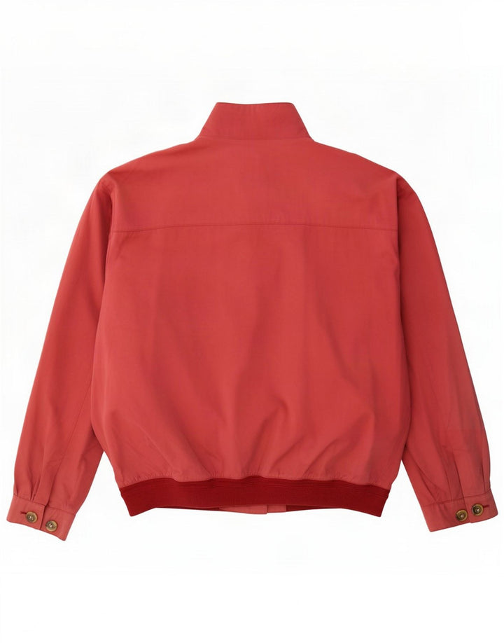 Aigner Mens Bomber Jacket IT 52 XL Poliéster Vermelho