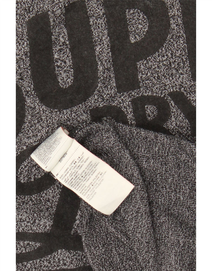 Superdry camiseta masculina gráfica top pequeno algodão manchado cinza