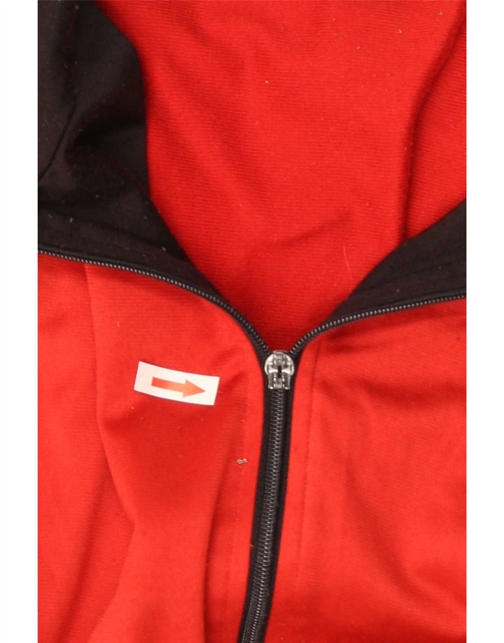 Jaqueta masculina Reebok Graphic Tracksuit Top grande bloco colorido vermelho
