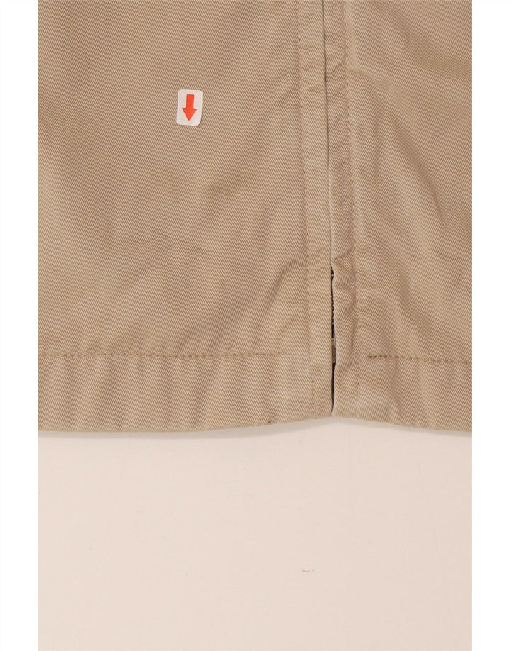 Jaqueta bomber masculina vintage UK 40 algodão bege grande