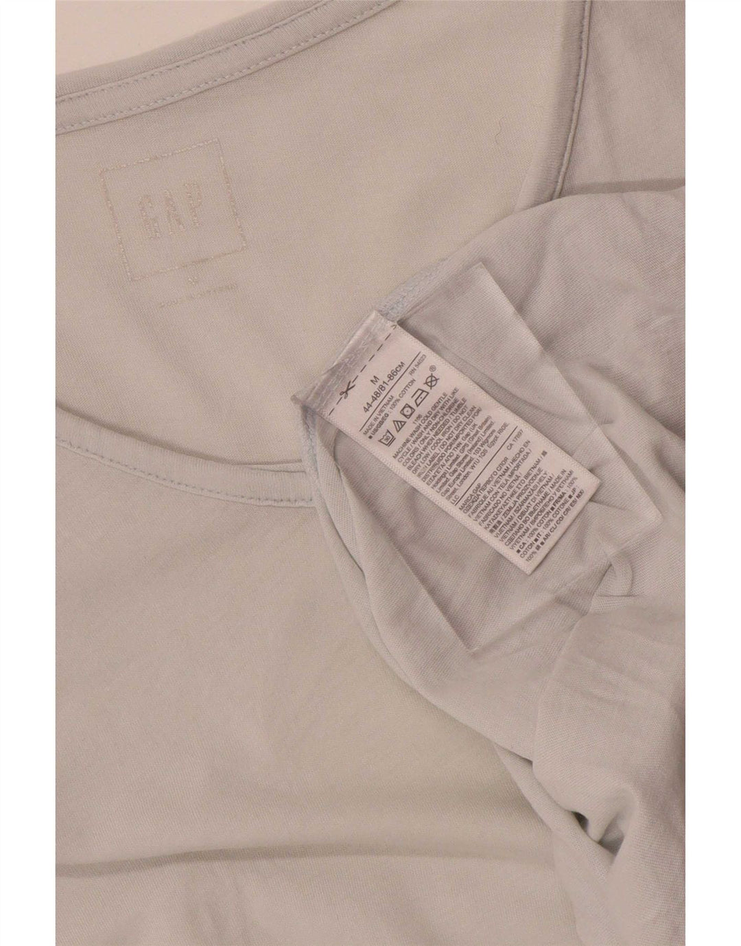 Camiseta masculina Gap Top cinza médio algodão