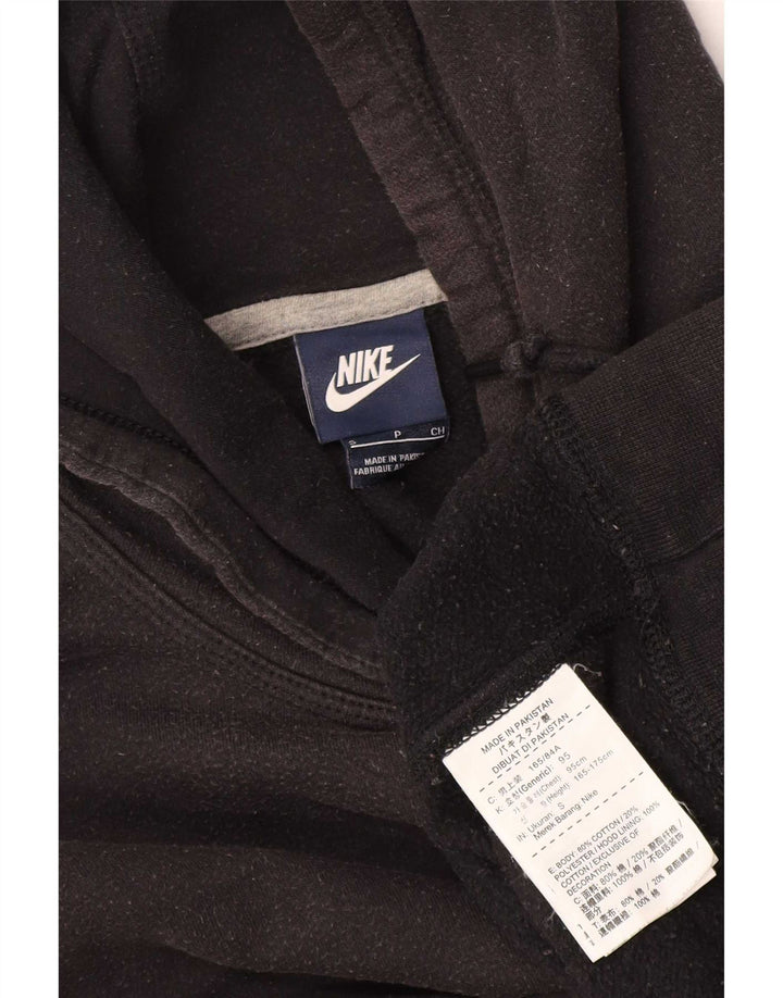 Nike Mens Hoodie Jumper Pequeno Algodão Preto