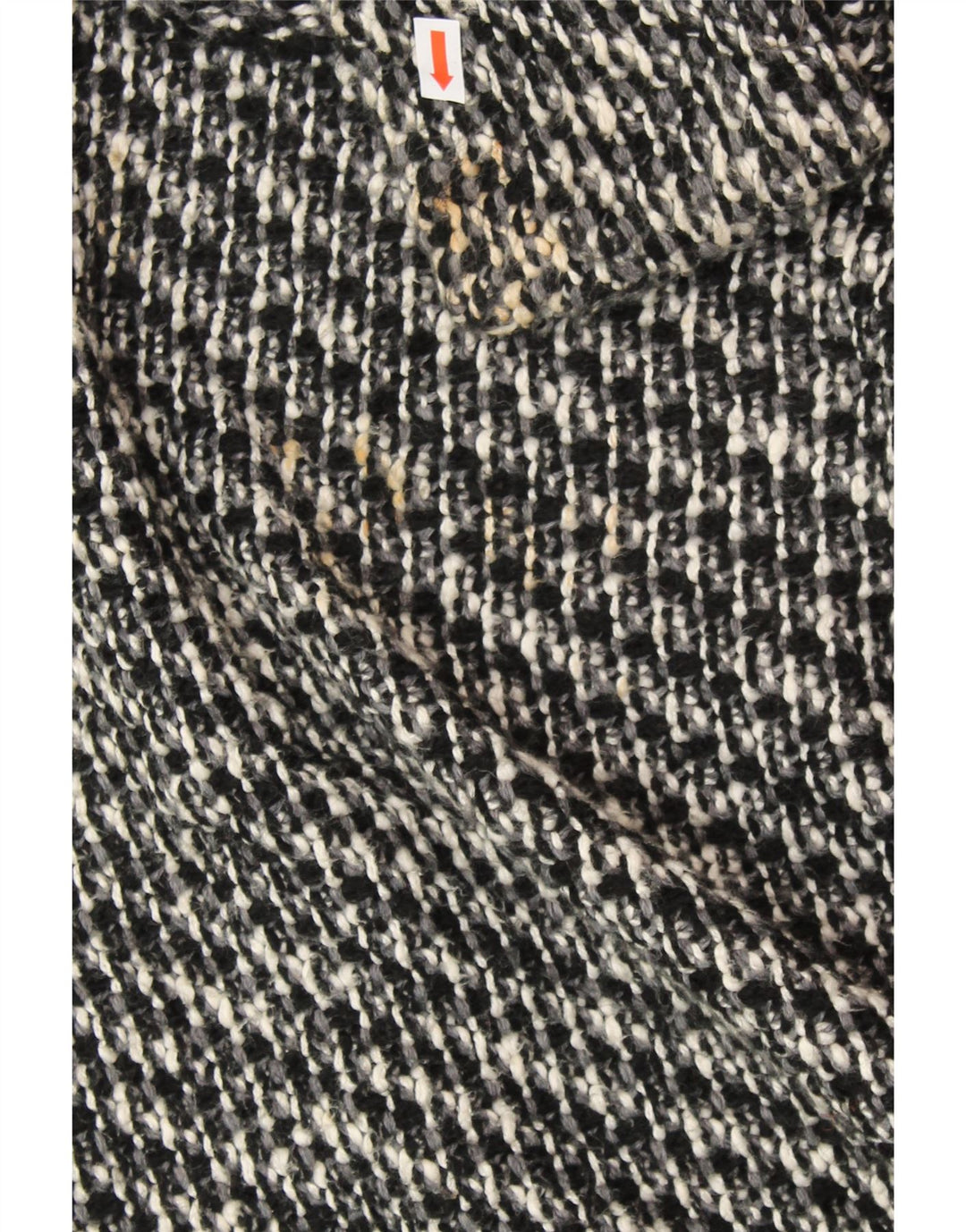 Suéter cardigã feminino aberto grande ZARA Reino Unido 14 médio preto manchado