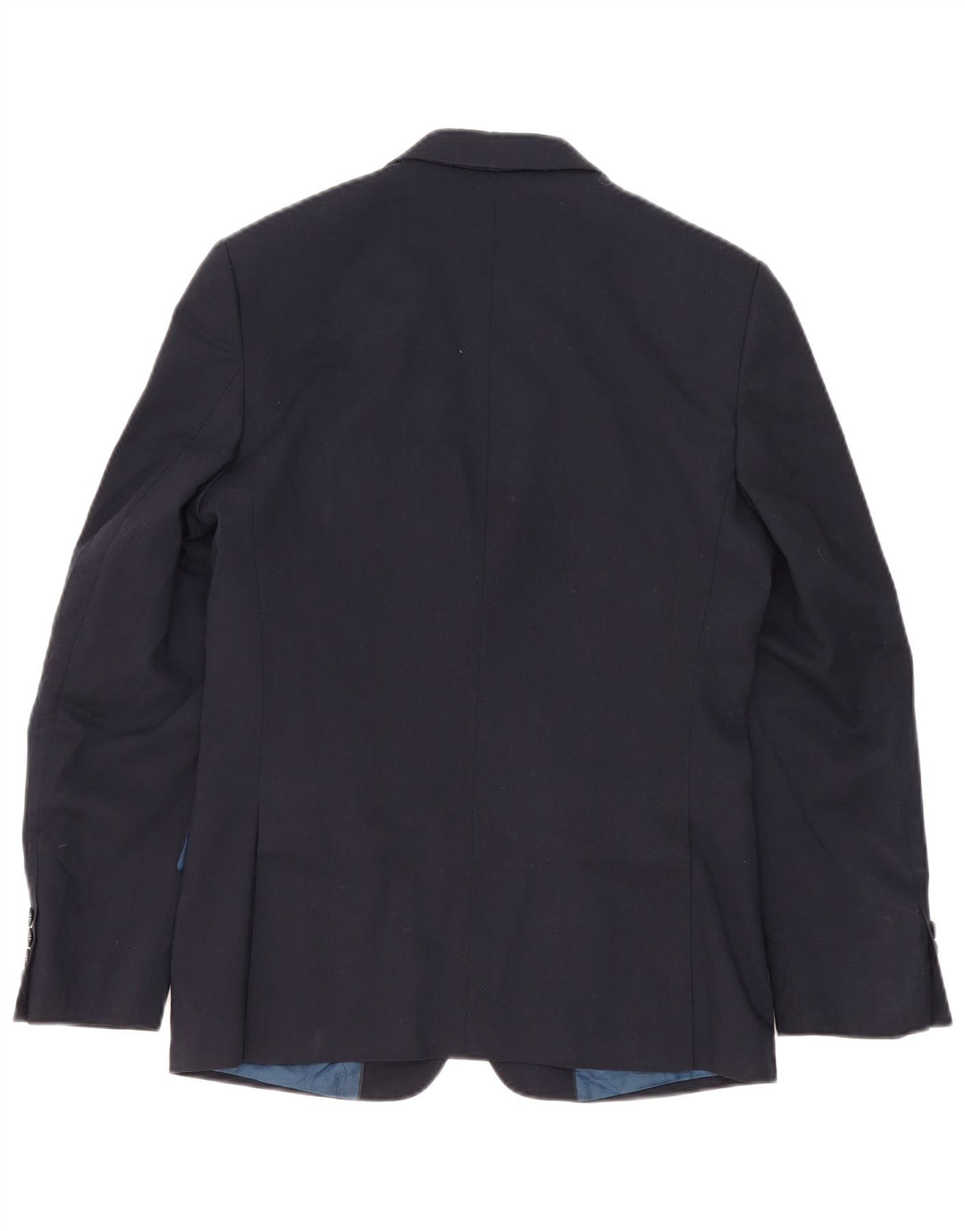 Jaqueta blazer masculina de 2 botões MARKS & SPENCER Reino Unido 36 pequena azul marinho