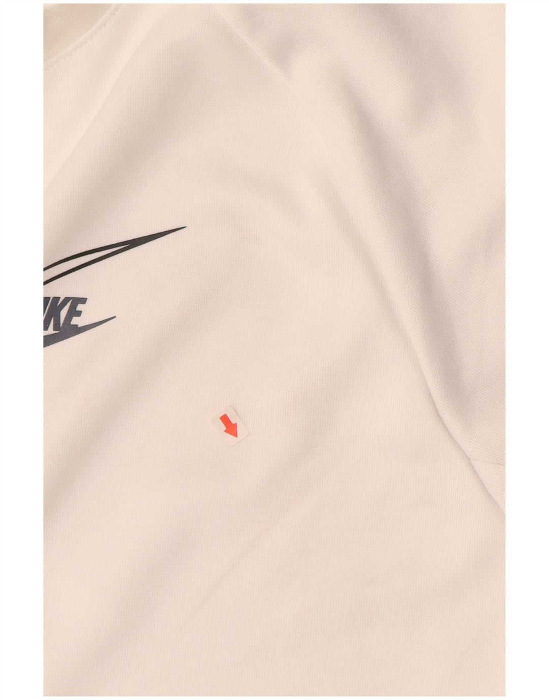 NIKE Masculino Air Max Graphic Moletom Jumper Médio Branco Poliéster