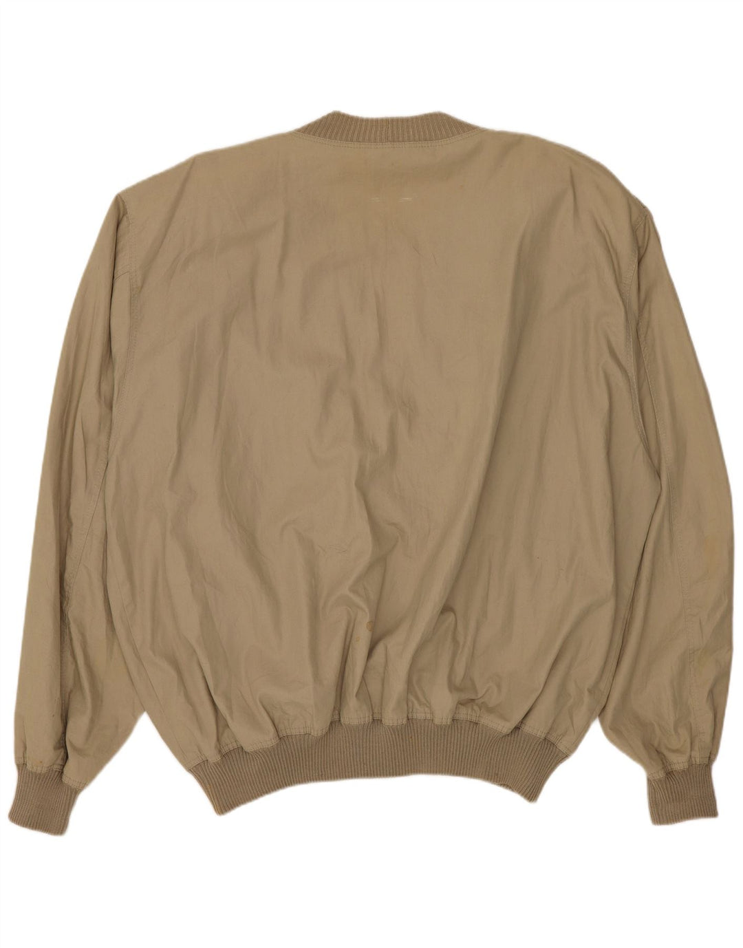 Jaqueta bomber masculina vintage UK 42 XL bege