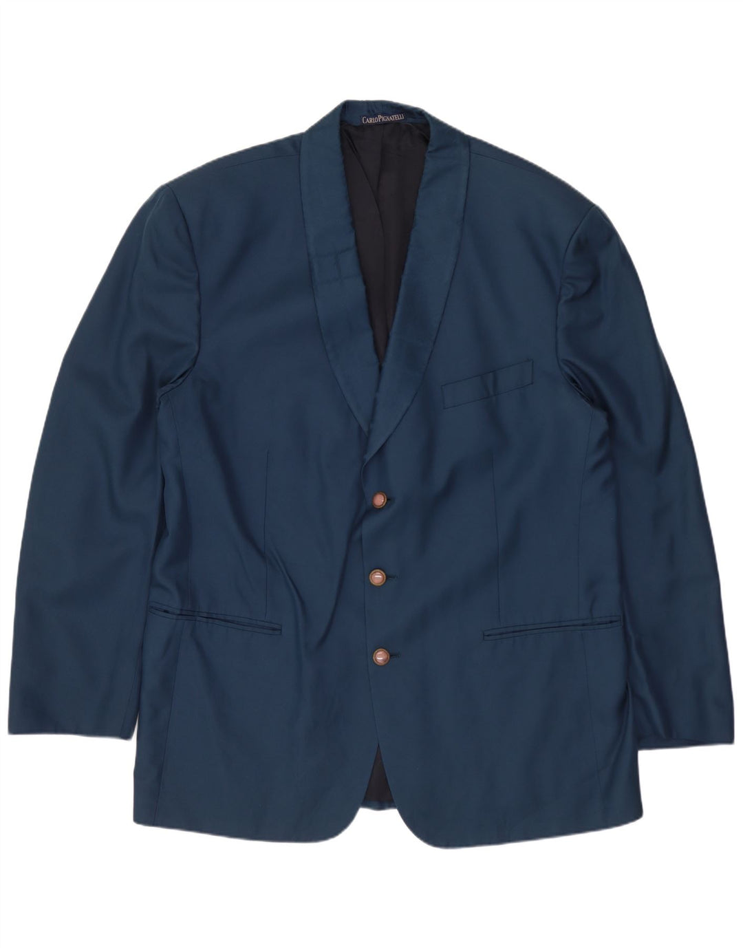 Conjunto masculino de 2 peças Carlo Pignatelli IT 56 3XL seda azul