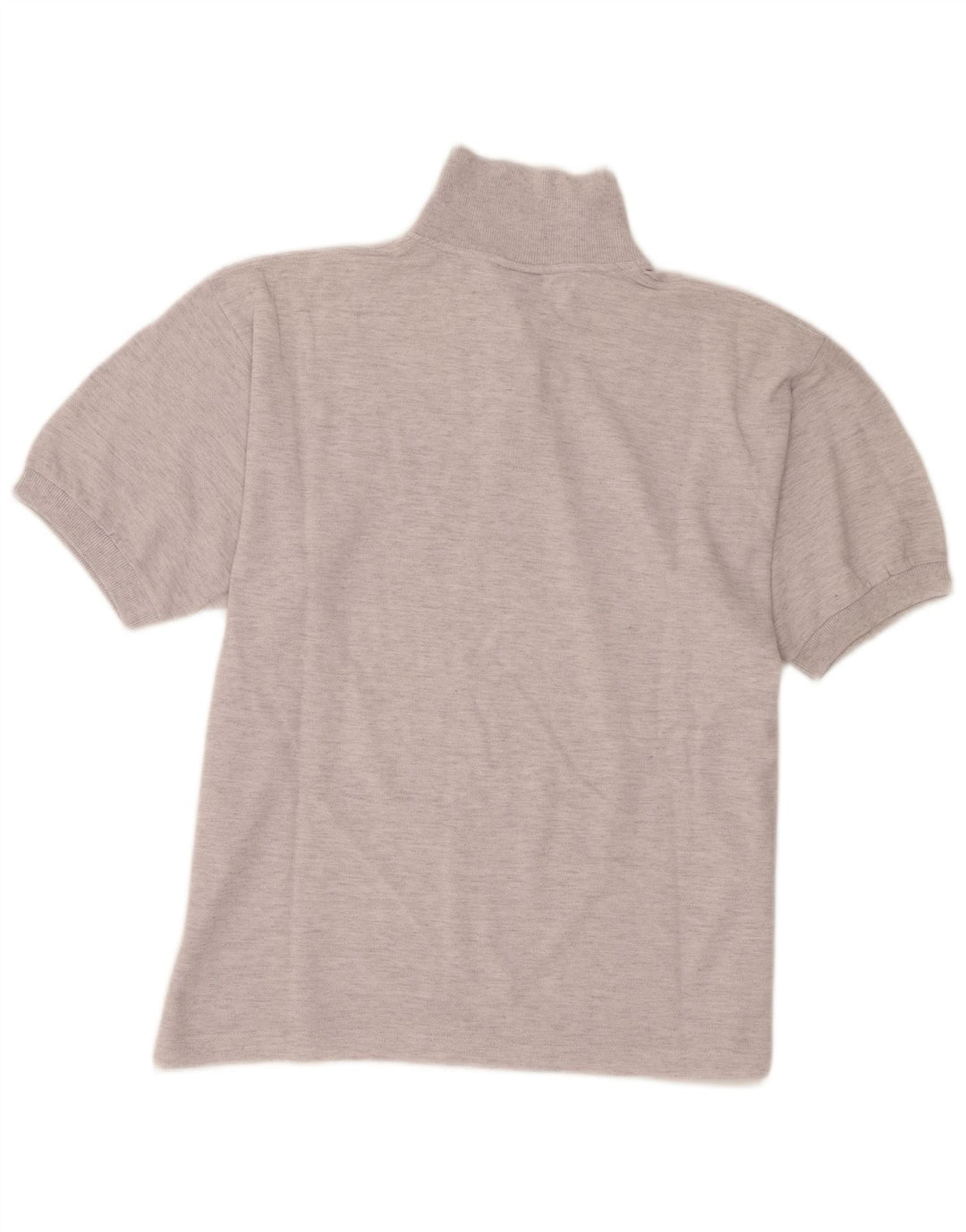Camisa polo masculina Asics XL cinza manchado de algodão