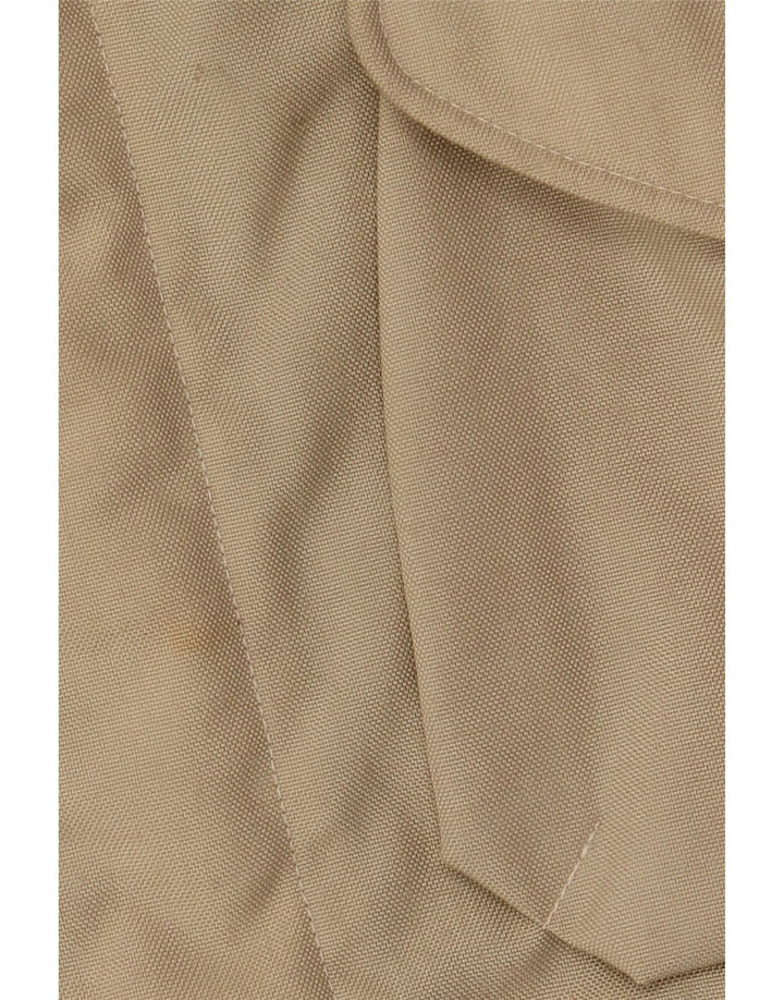 Jaqueta corta-vento masculina Murphy & Nye Reino Unido 38 nylon bege médio
