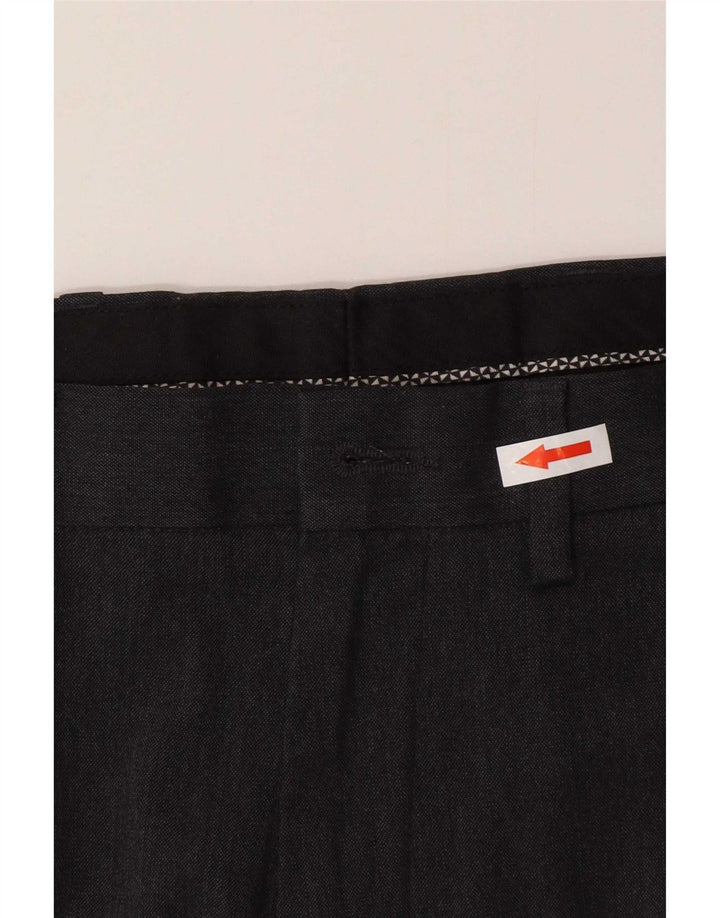 Calça Chino Slim Masculina Marks & Spencer W32 L33 Cinza Poliéster
