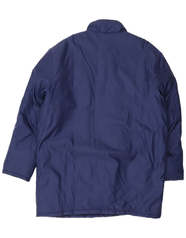 Casaco corta-vento masculino Adidas UK 50/52 2XL azul marinho nylon