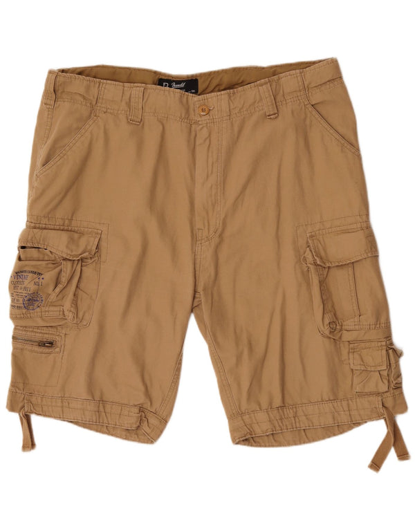 Shorts cargo masculino Brandit 3XL W42 algodão bege