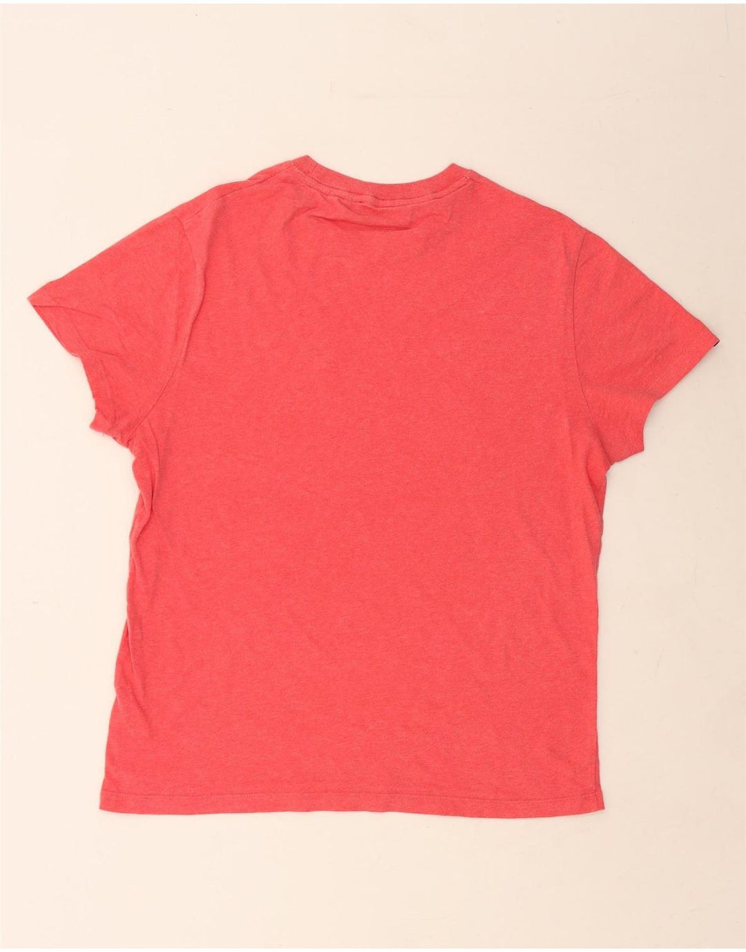 Camiseta masculina SUPERDRY grande algodão vermelho