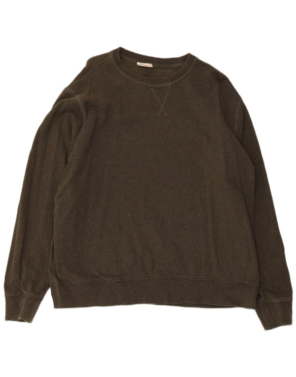 Suéter feminino Marks & Spencer UK 20 2XL algodão cáqui