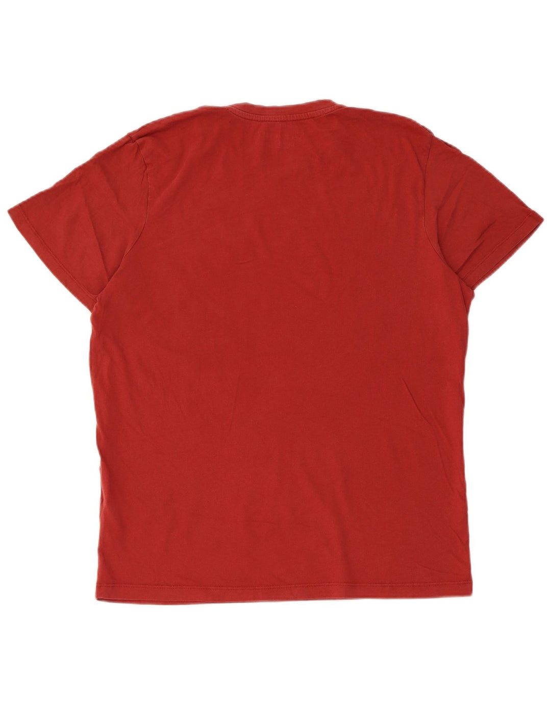 Camiseta masculina JACK & JONES com ajuste regular gráfico de algodão vermelho médio