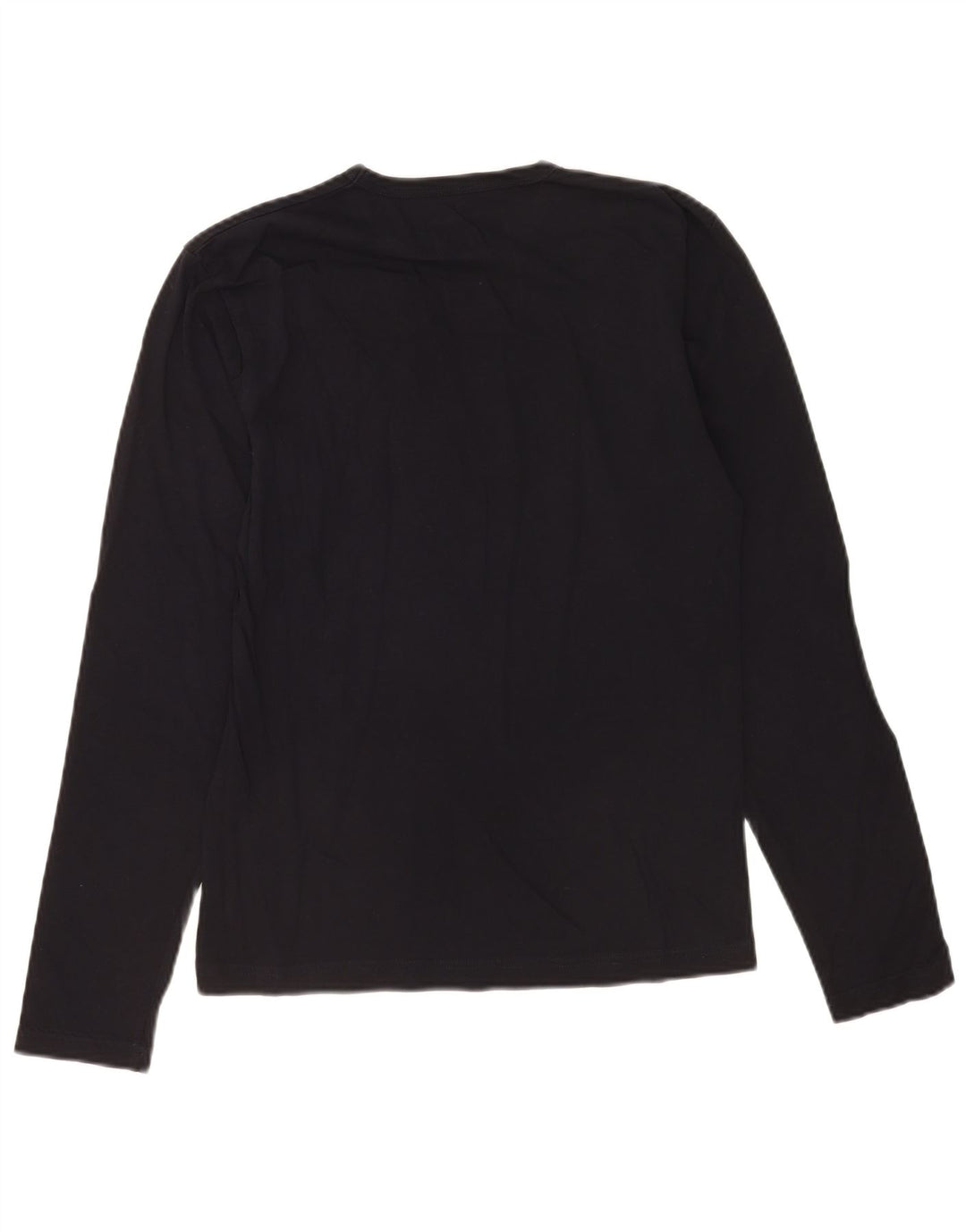 Helly Hansen Mens Gráfico Top Manga Longa Pequeno Preto