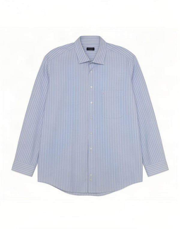 Camisa masculina Burberry 2XL listra azul