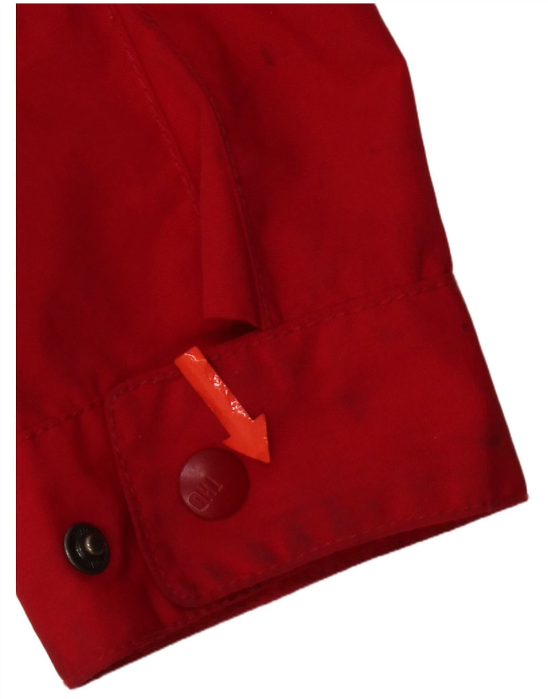 Tommy Hilfiger Mens Bomber Jacket UK 36 Pequeno Vermelho Nylon