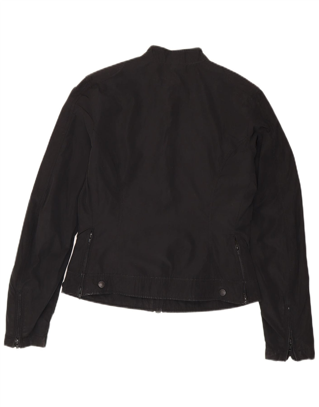 Jaqueta utilitária feminina Blauer UK 14 poliéster preto médio