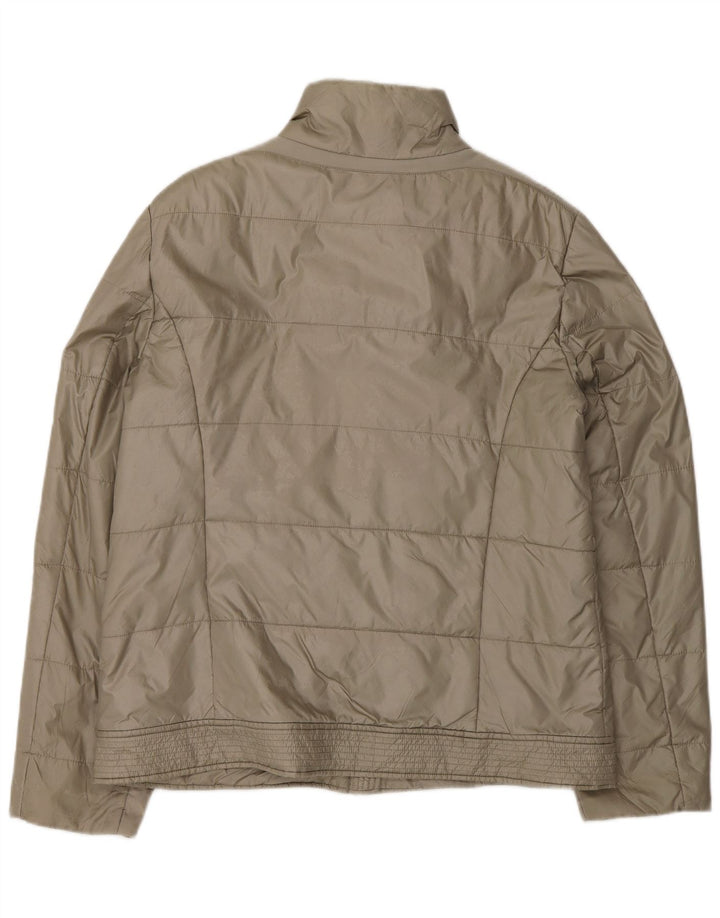 Jaqueta Geox Feminina Respira Acolchoada UK 14 Grande Poliamida Cinza