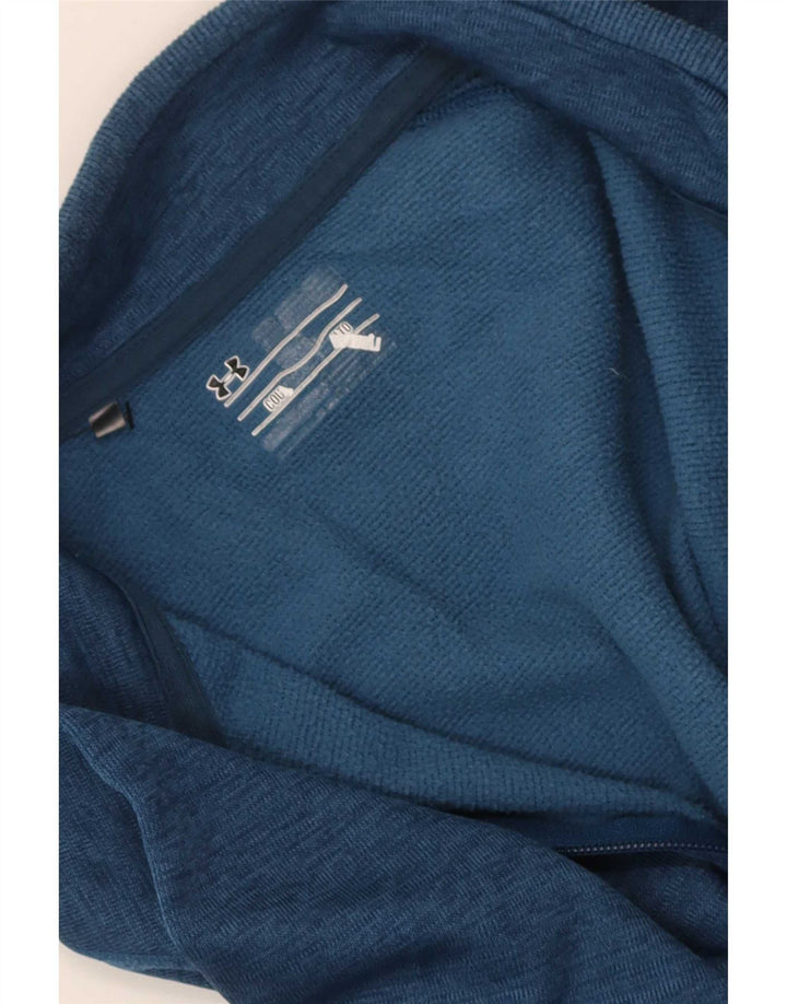 Under Armour Masculino Zip Neck Moletom Jumper XL Azul