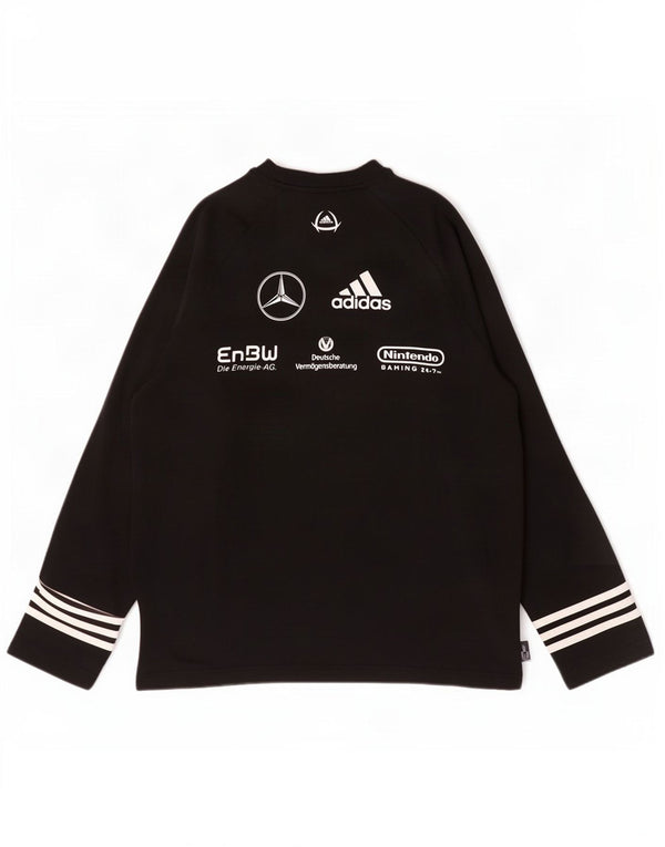Adidas Mens Climawarm Graphic Top Manga Longa Reino Unido 40/42 Médio Preto
