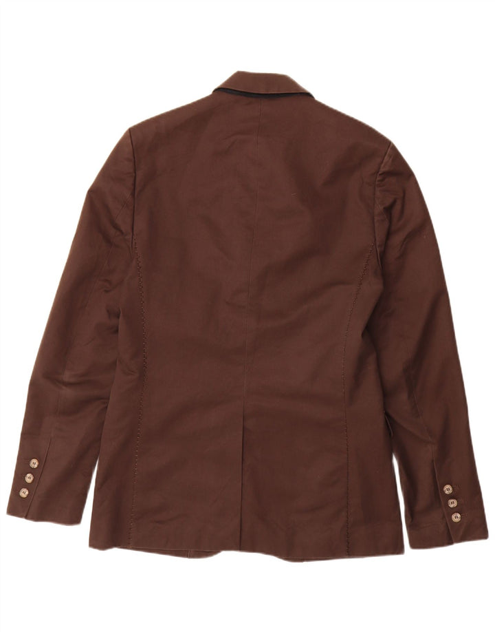 Jaqueta Blazer Masculina Iceberg com 3 Botões IT 50 Viscose Marrom Grande