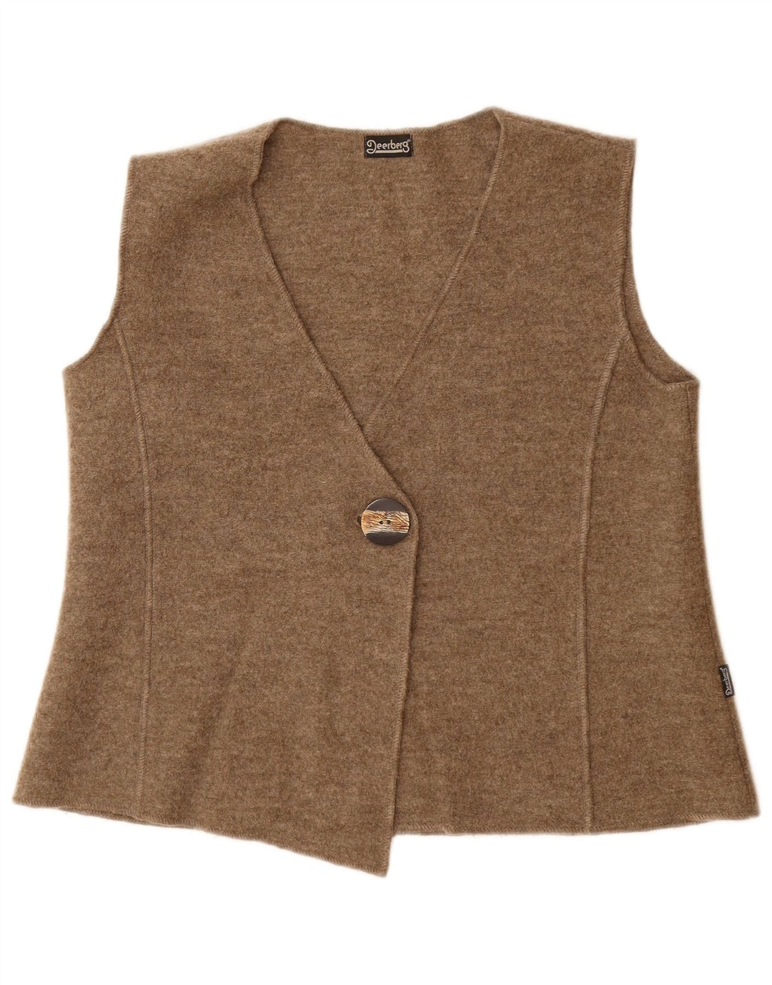 Colete feminino DEERBERG UK 14 grande bege