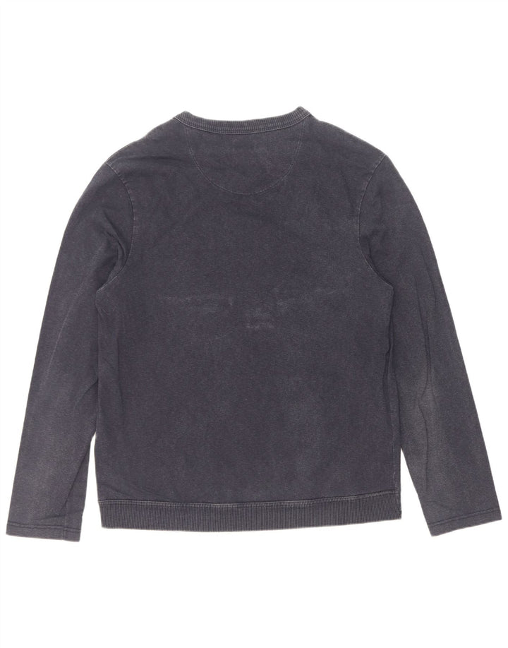 Top masculino Levi's manga comprida grande algodão azul marinho