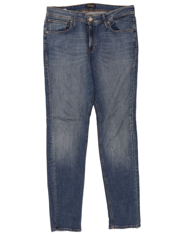 Jeans skinny masculino Jack & Jones W36 L34 algodão azul