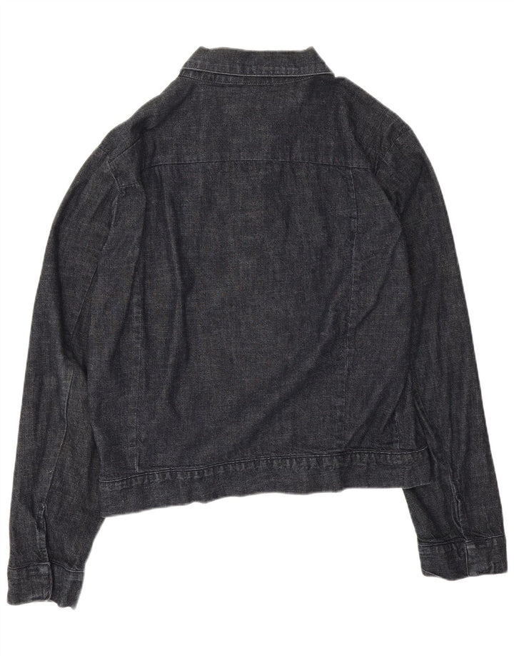 Jaqueta jeans masculina Diesel UK 40 grande algodão azul marinho