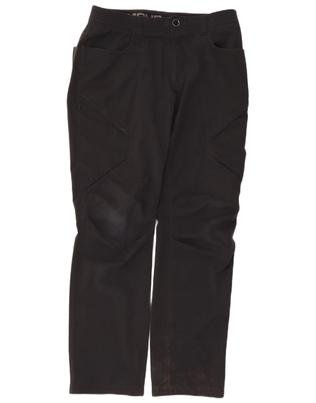Under Armour Mens Loose Fit Calças W34 L32 Poliéster Preto