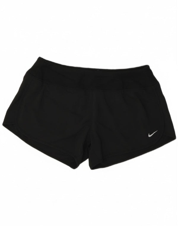 Nike Womens Dri Fit Sport Shorts Médio Preto Poliéster