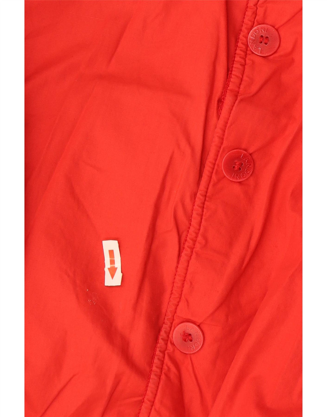 Jaqueta vintage masculina reversível UK 40 grande lã vermelha