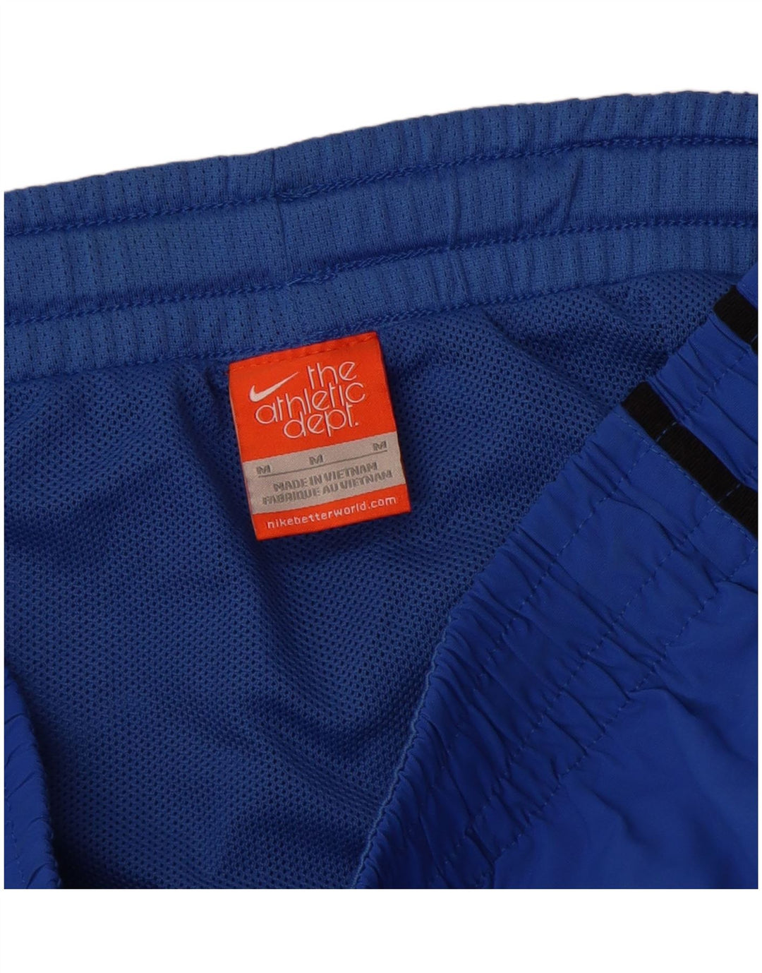 Shorts esportivos masculinos Nike médio azul nylon