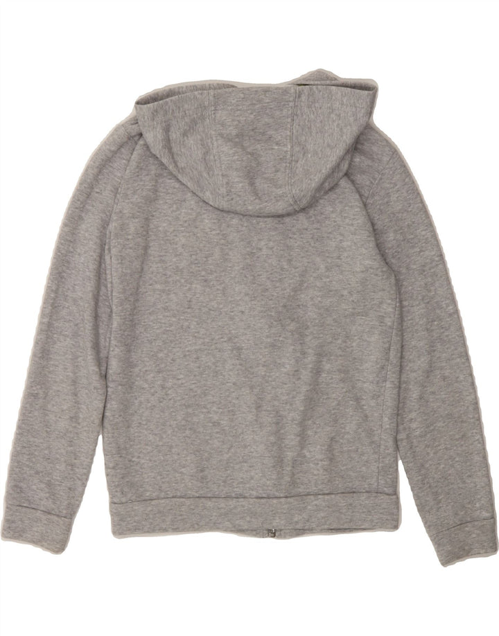 ADIDAS Boys Zip Hoodie Sweater 9-10 Years Grey Cotton Vintage Adidas and Second-Hand Adidas from Messina Hembry 
