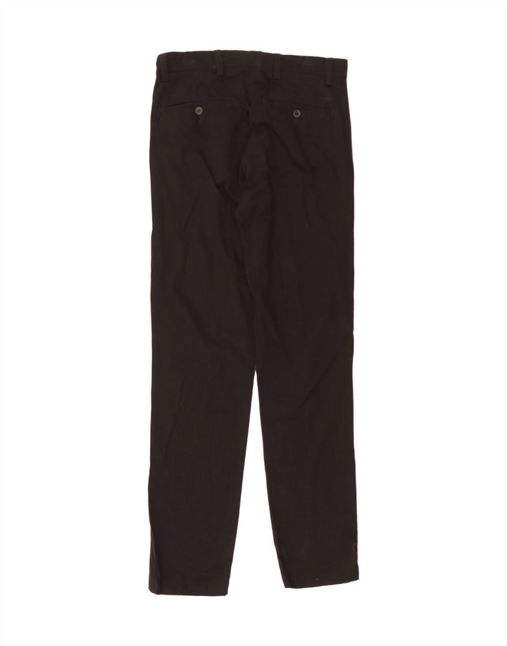 DOCKERS Mens Slim Casual Trousers W28 L32 Black Cotton Vintage Dockers and Second-Hand Dockers from Messina Hembry 