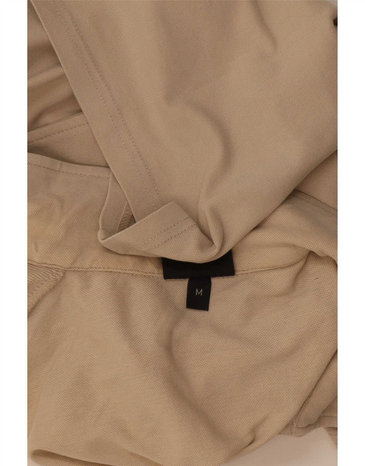 Camisa polo masculina Trussardi algodão bege médio